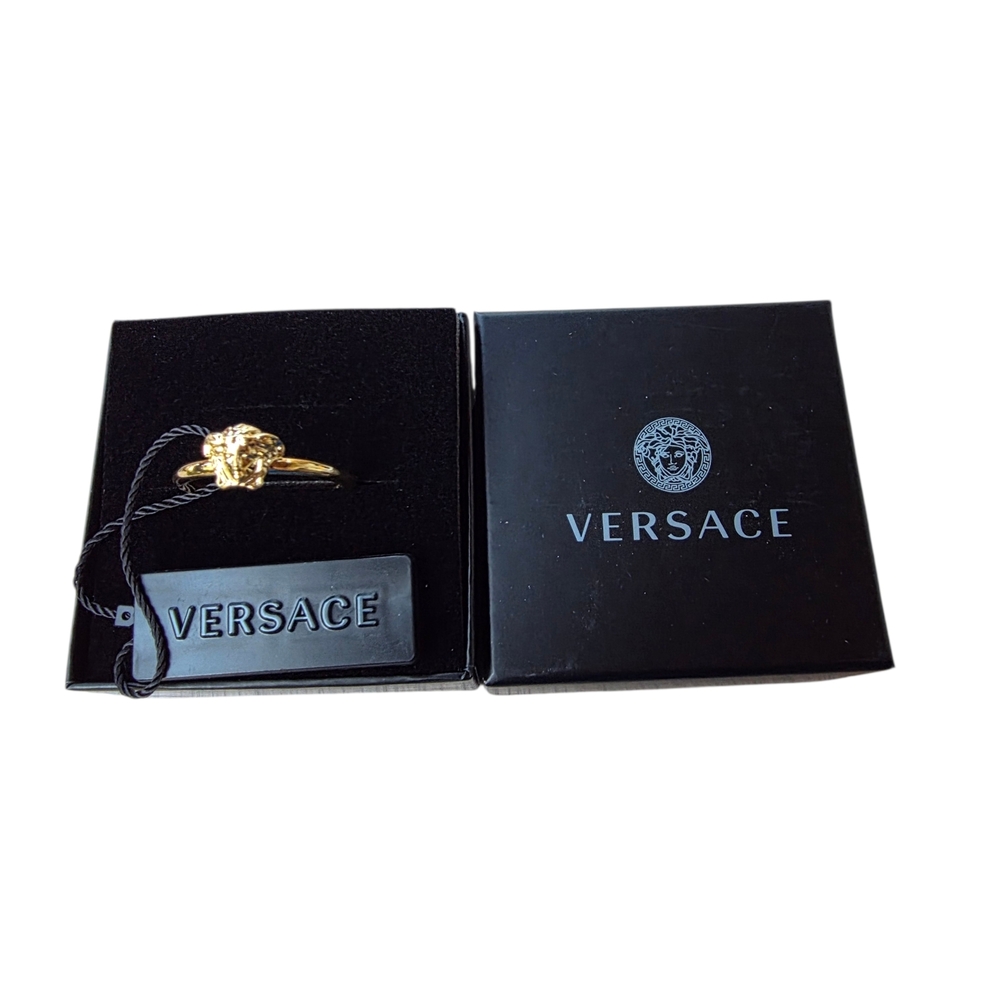 New Versace La Medusa Ring Size 27 (12 Us Sz) - Picture 2 of 5